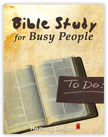 Bible Study For Busy People